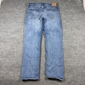 American Eagle Jeans Mens 36x34 Original Straight Medium Wash Blue Denim